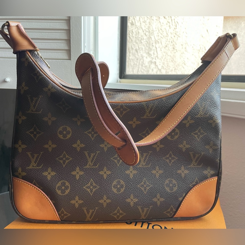 ** SOLD** Authentic- Louis Vuitton Monogram Bolougne Shoulder Bag